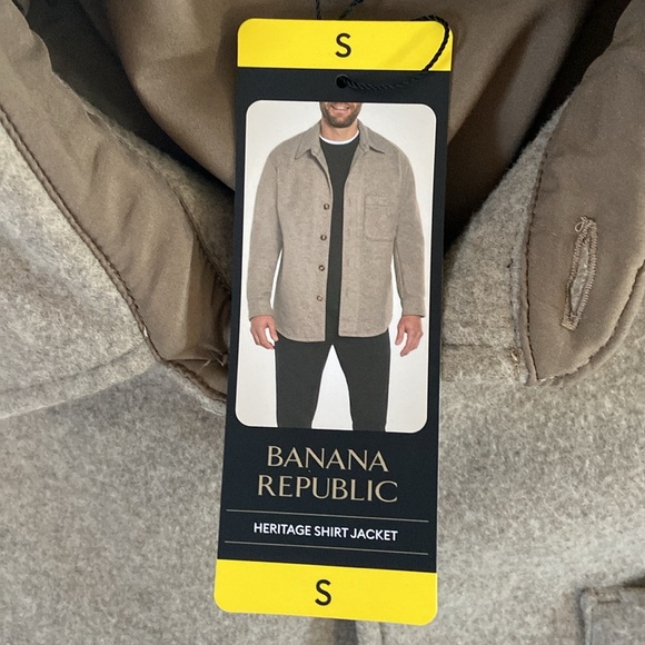 Banana Republic Men’s Heritage Shirt Jacket, Tan, Size S - Picture 3 of 10